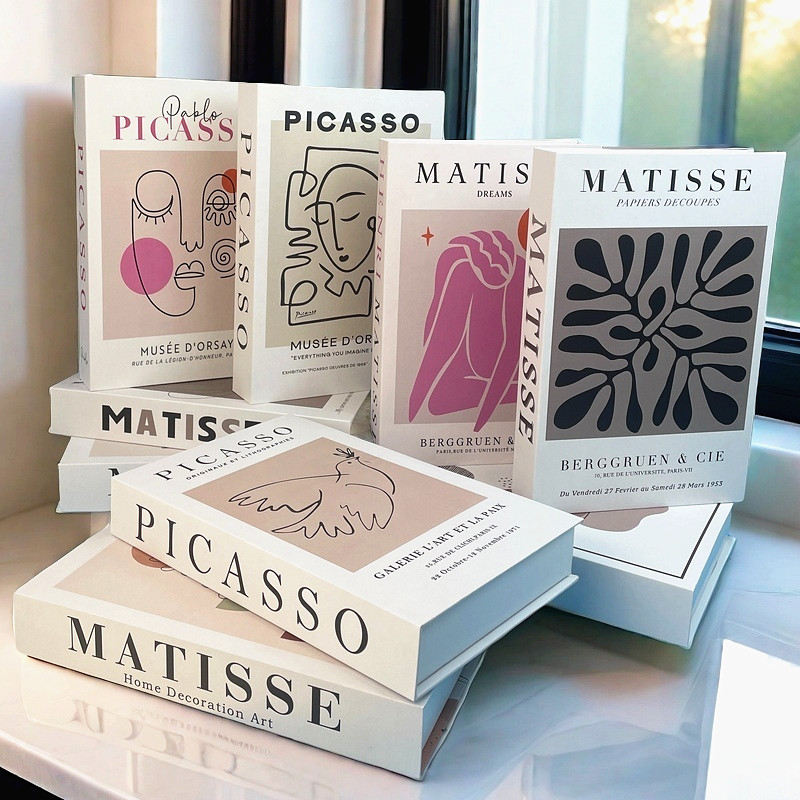 Interior Design Book - Matisse Fake Books For Decoration Storage