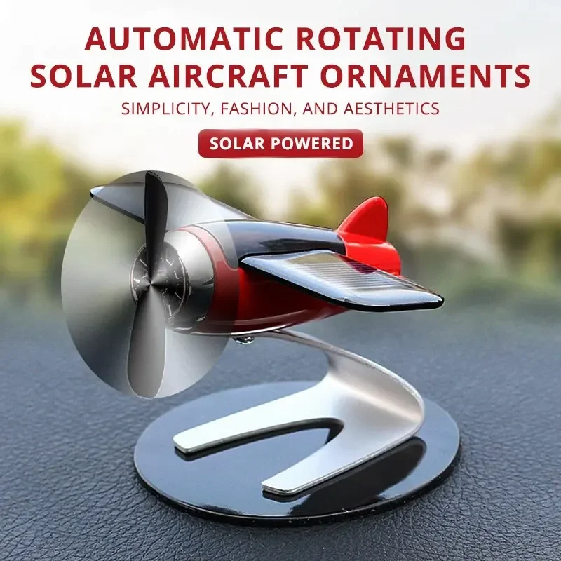 Interior Design Mockup - Solar Airplane Creative Men's Car Decoration