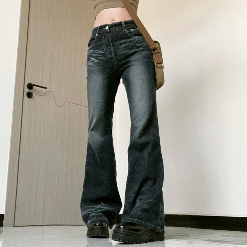 Y2K Bell Bottom Jeans for Wome - Linen Roller Blind 리뷰 및 가격