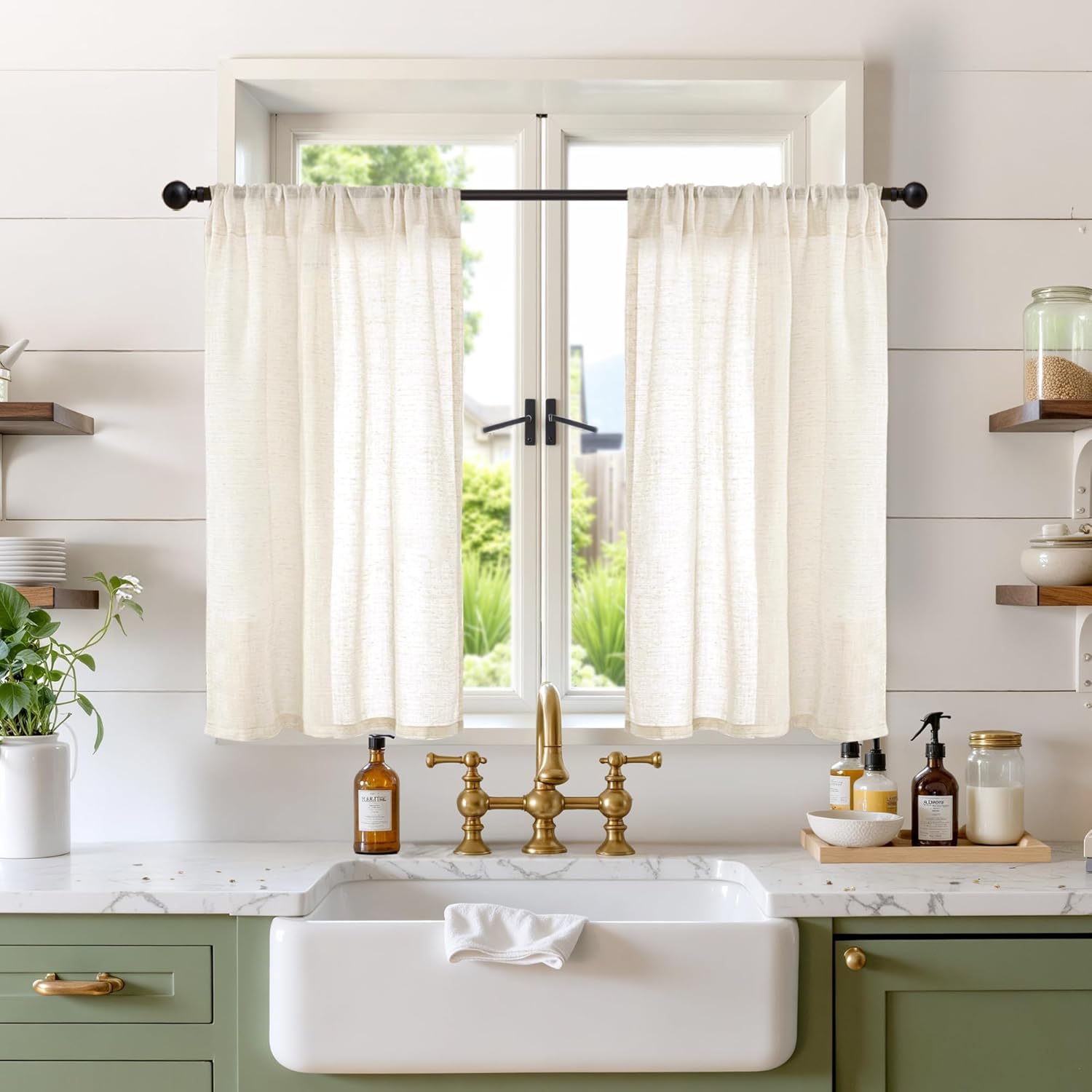 Linen Kitchen Curtains 30 Inch - Linen Roller Blind 리뷰 및 가격