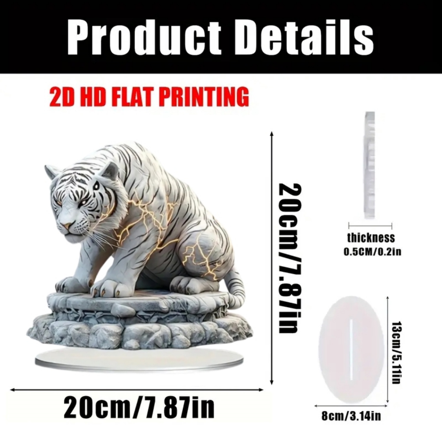 Two Tigers Statue,2D Flat Anim - Interior Design Office 리뷰 및 가격