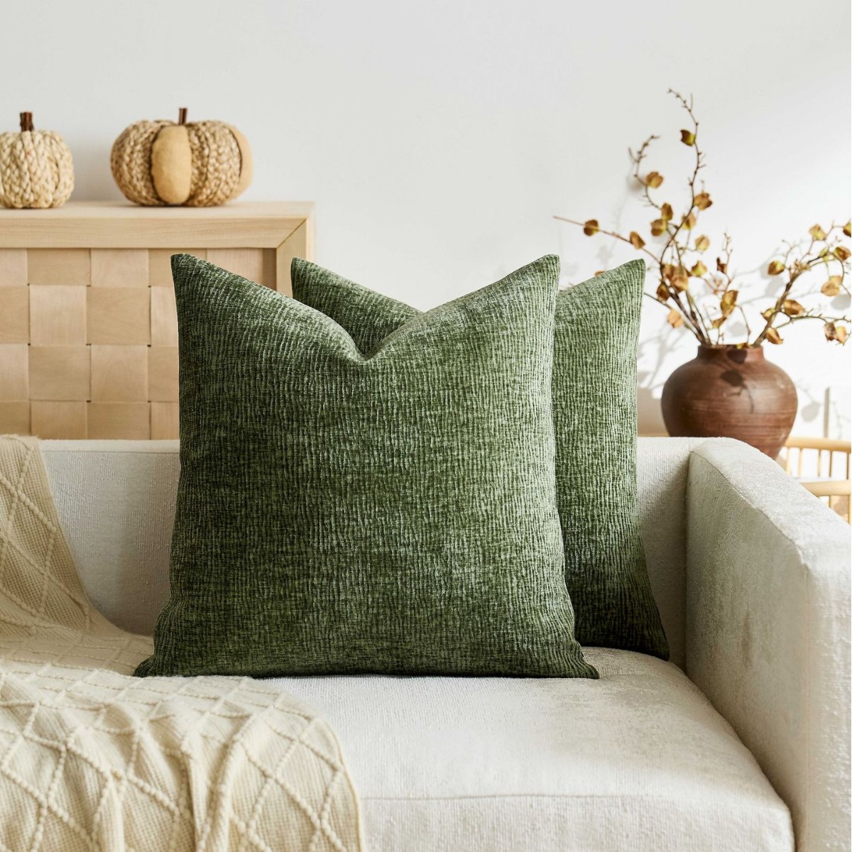Textured Pleated Chenille Thro - Textured Throw Natural 리뷰 및 가격