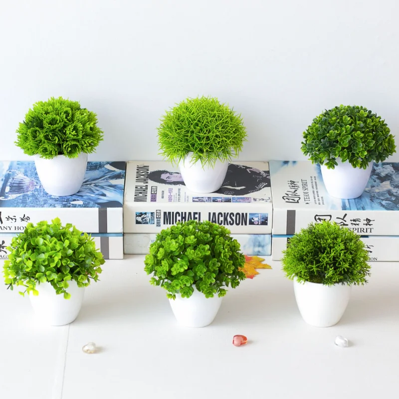 1pcs Green Plant Potted Plant  - Interior Design Office 리뷰 및 가격