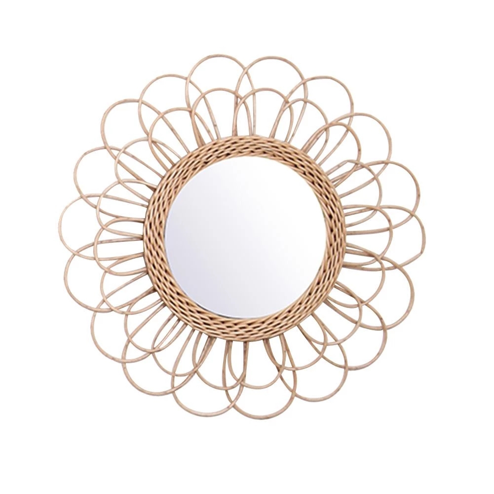 Rattan Mirror Innovative Home  - Rattan Mirror Round 리뷰 및 가격