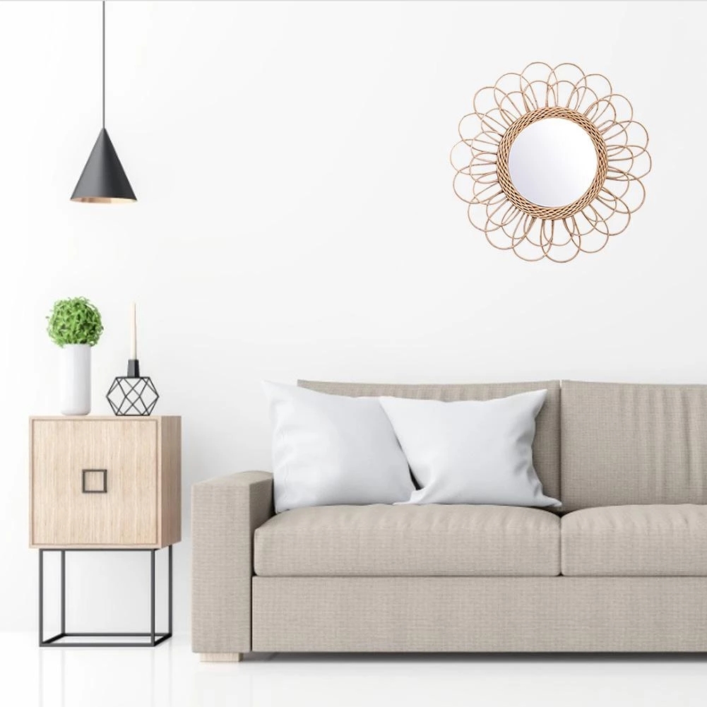 Rattan Mirror Innovative Home  - Rattan Mirror Round 리뷰 및 가격