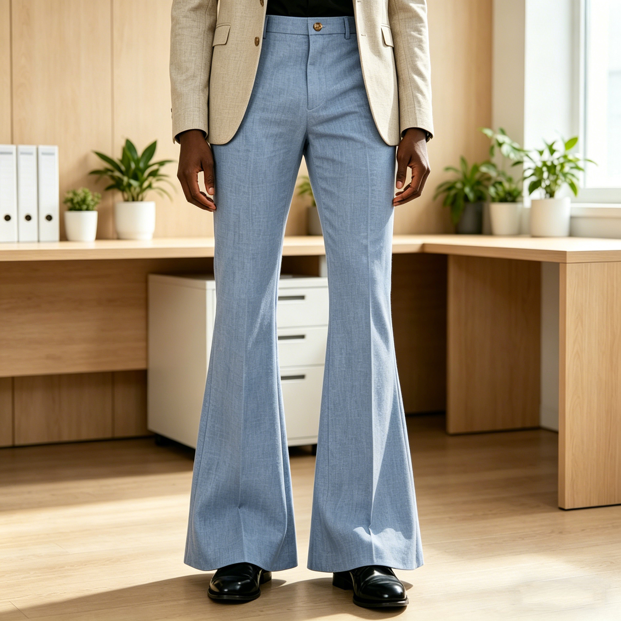 Men's Linen Flare Suit Pants R - Linen Roller Blind 리뷰 및 가격