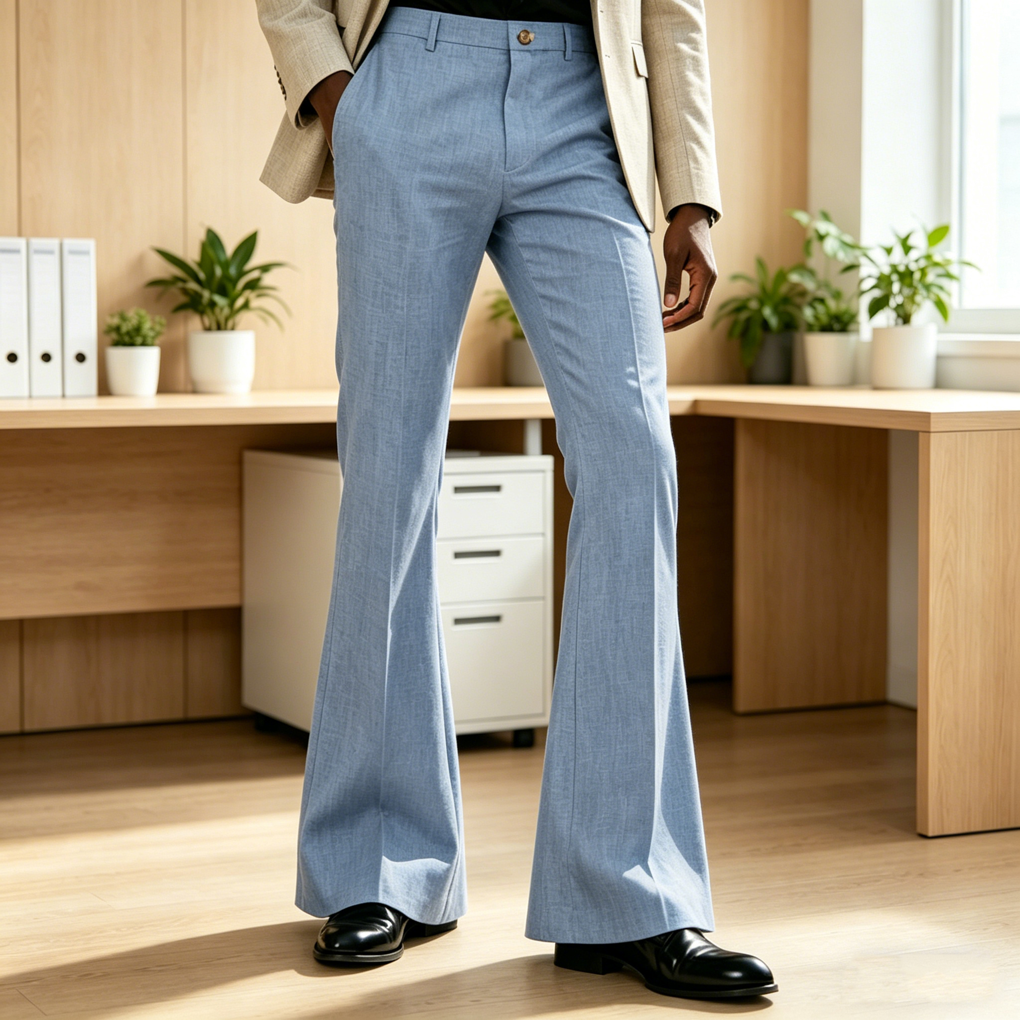 Men's Linen Flare Suit Pants R - Linen Roller Blind 리뷰 및 가격
