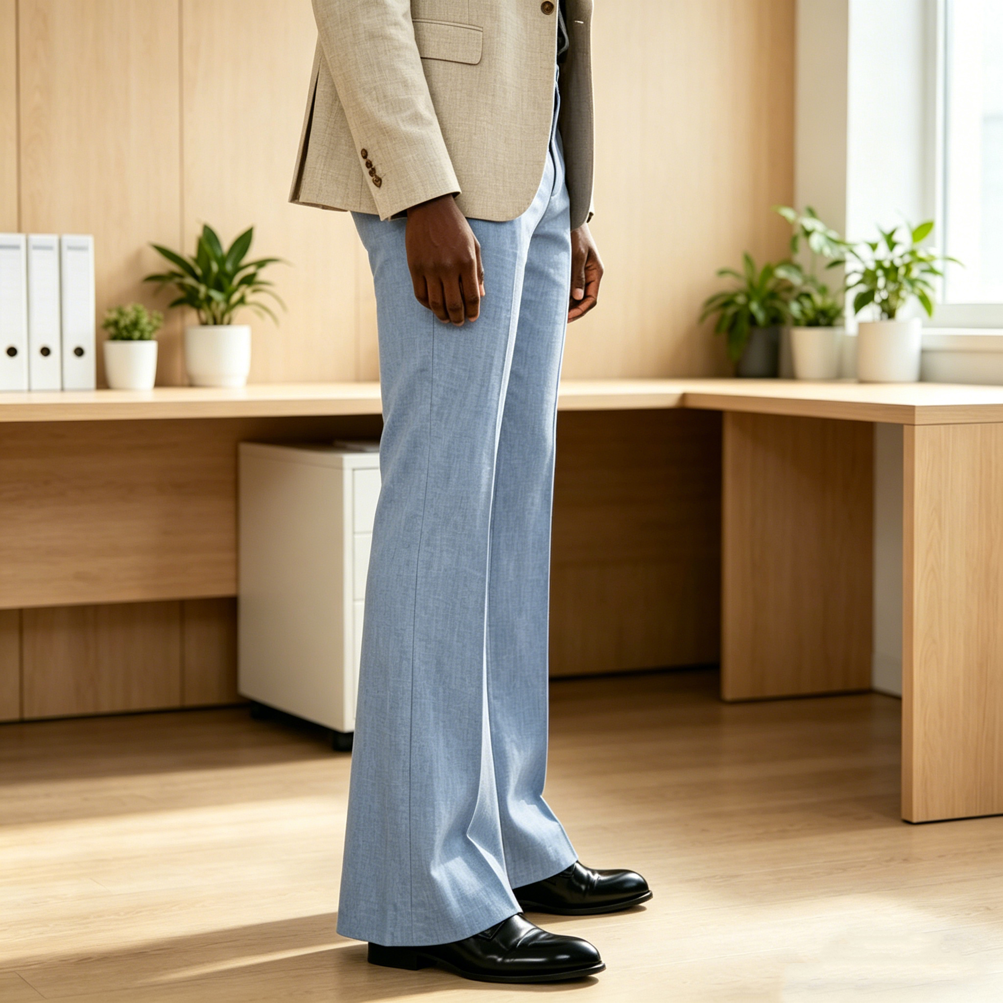 Men's Linen Flare Suit Pants R - Linen Roller Blind 리뷰 및 가격