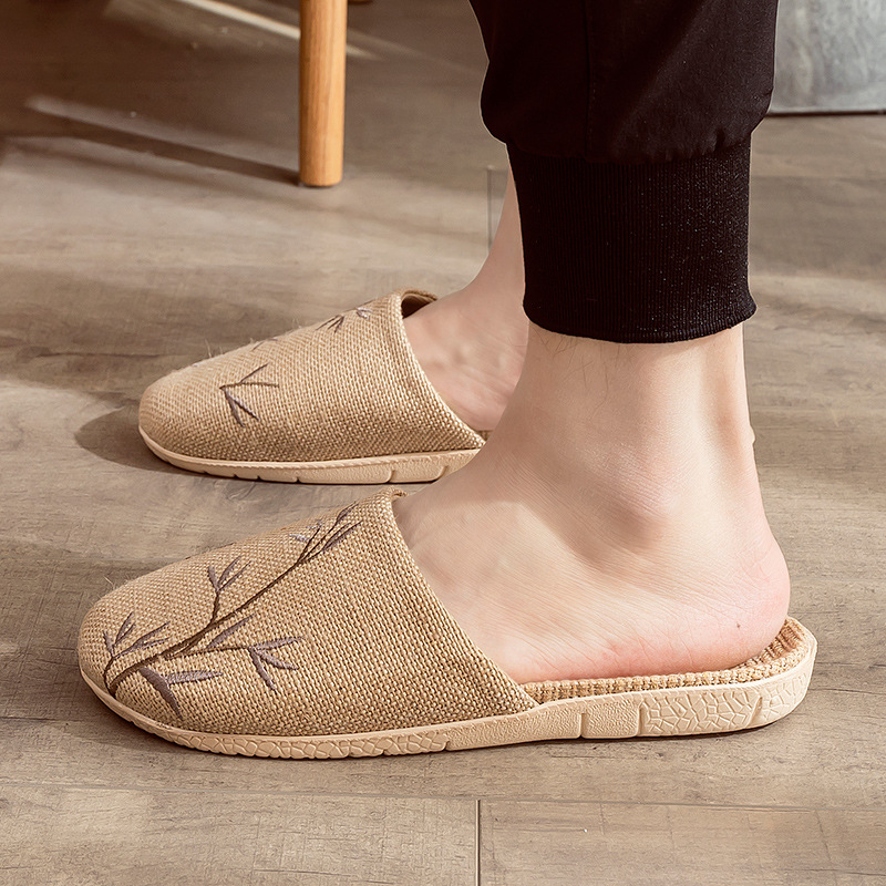 Linen Slippers Female Summer M - Linen Roller Blind 리뷰 및 가격