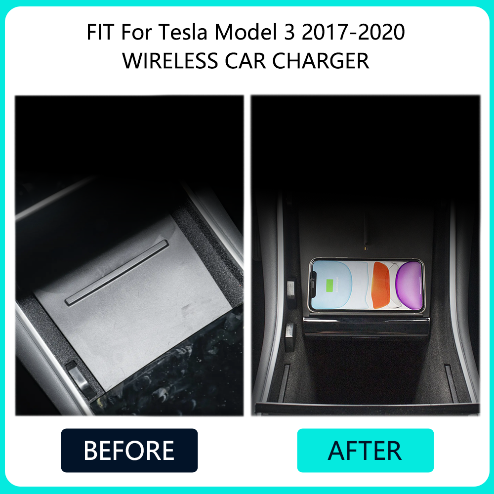 15W Wireless Charger For Tesla - Interior Design Mockup 리뷰 및 가격