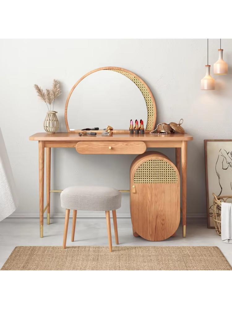 Bedroom furniture rattan decor - Rattan Mirror Round 리뷰 및 가격