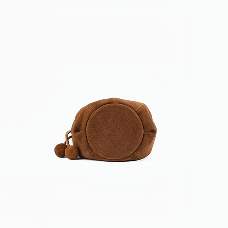 Frosted Suede Bucket Bag Pumpk - Interior Design High End 리뷰 및 가격
