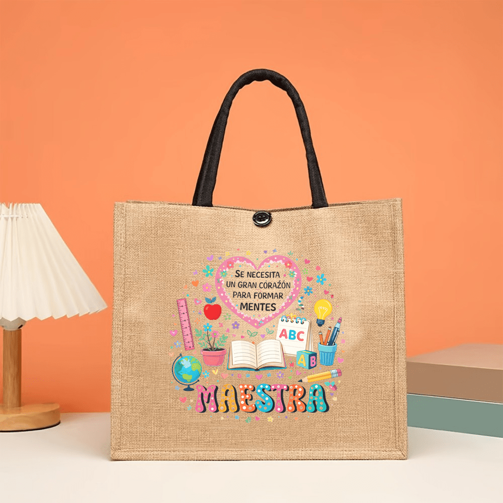 Maestra Printed Linen Tote Bag - Interior Design Book 리뷰 및 가격