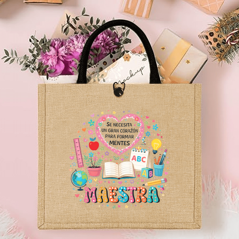 Maestra Printed Linen Tote Bag - Interior Design Book 리뷰 및 가격