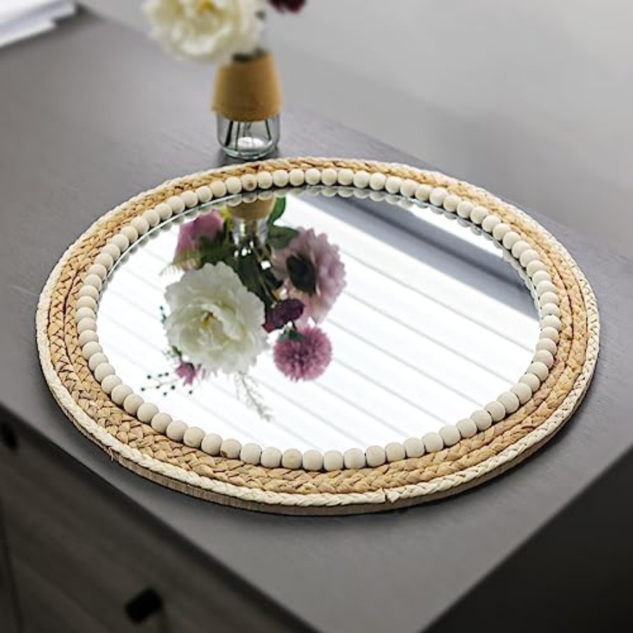 Boho Round Hanging Wall Mirror - Rattan Mirror Round 리뷰 및 가격