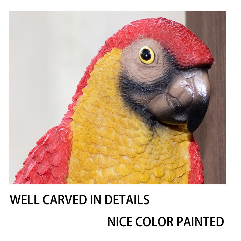 Creative Resin Parrot Statue T - Interior Design Office 리뷰 및 가격