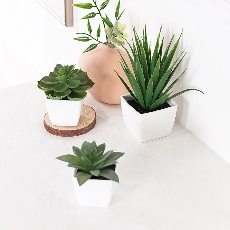 3PCS Artificial Evergreen Plan - Interior Design Office 리뷰 및 가격