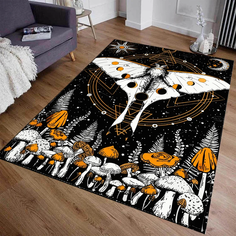Mushroom Rug Interior Design I - Interior Design Living Room Ideas 리뷰 및 가격