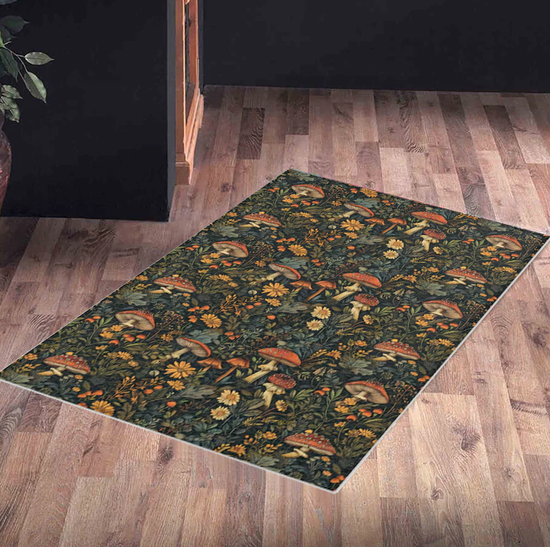 Mushroom Rug Interior Design I - Interior Design Living Room Ideas 리뷰 및 가격