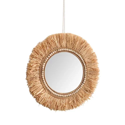 Rattan Decorative Mirrors for  - Rattan Mirror Round 리뷰 및 가격