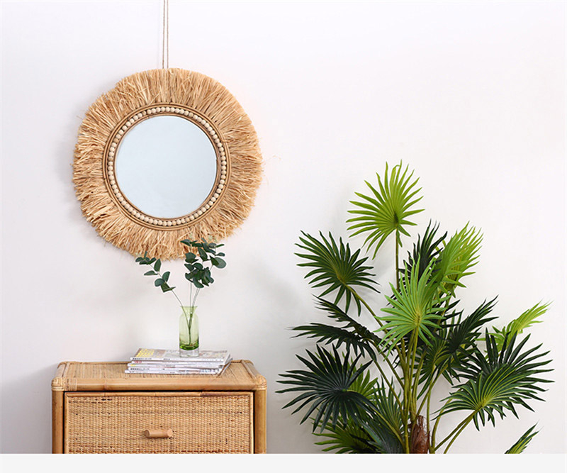 Rattan Decorative Mirrors for  - Rattan Mirror Round 리뷰 및 가격