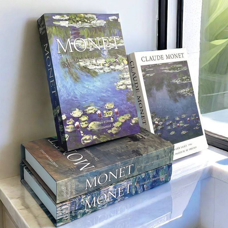 Boho Monet Decorative Books Lu - Interior Design Book 리뷰 및 가격
