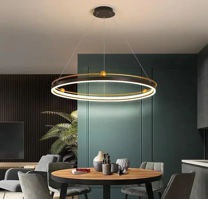 Modern led chandelier circle l - Interior Design Online Free 리뷰 및 가격