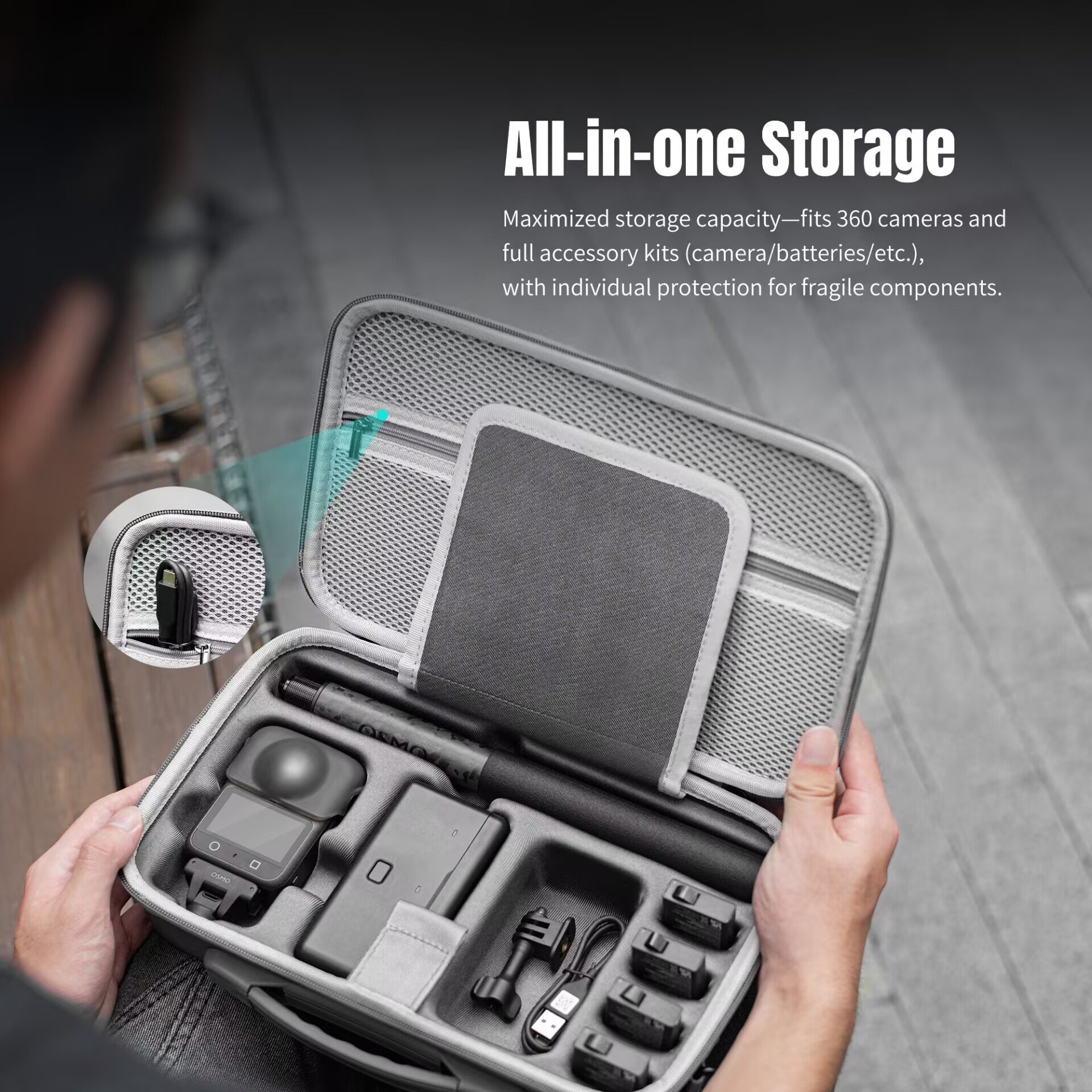 STARTRC Storage Bag for DJI OS - Interior Design Mockup 리뷰 및 가격